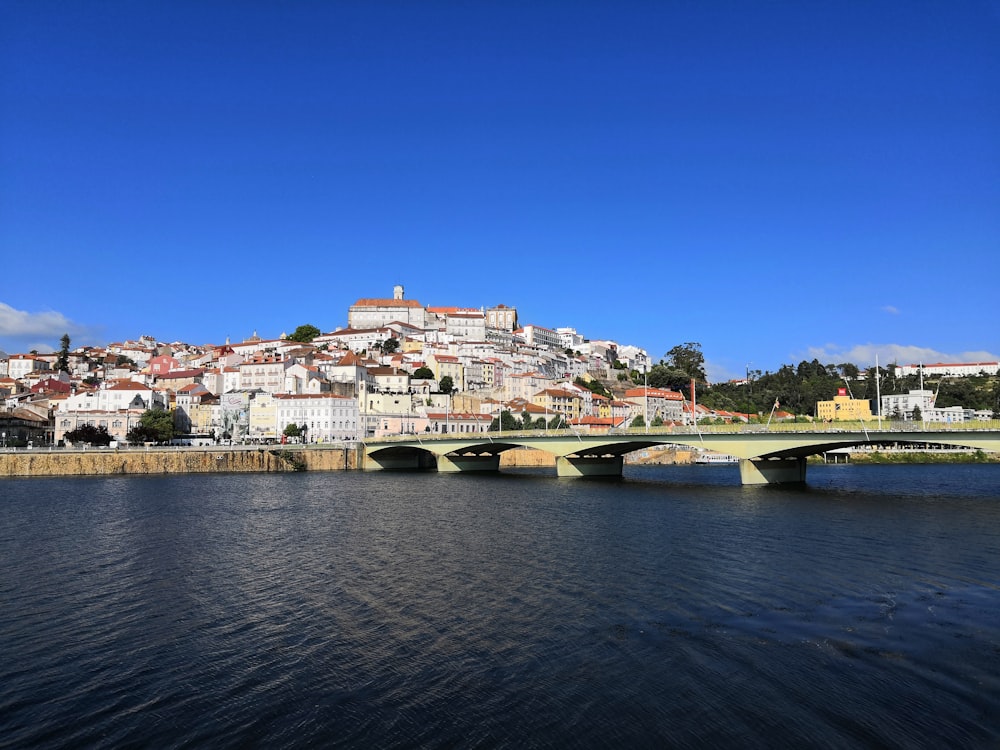 ponte branca perto das casas