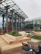 round black and white metal table with chairs set