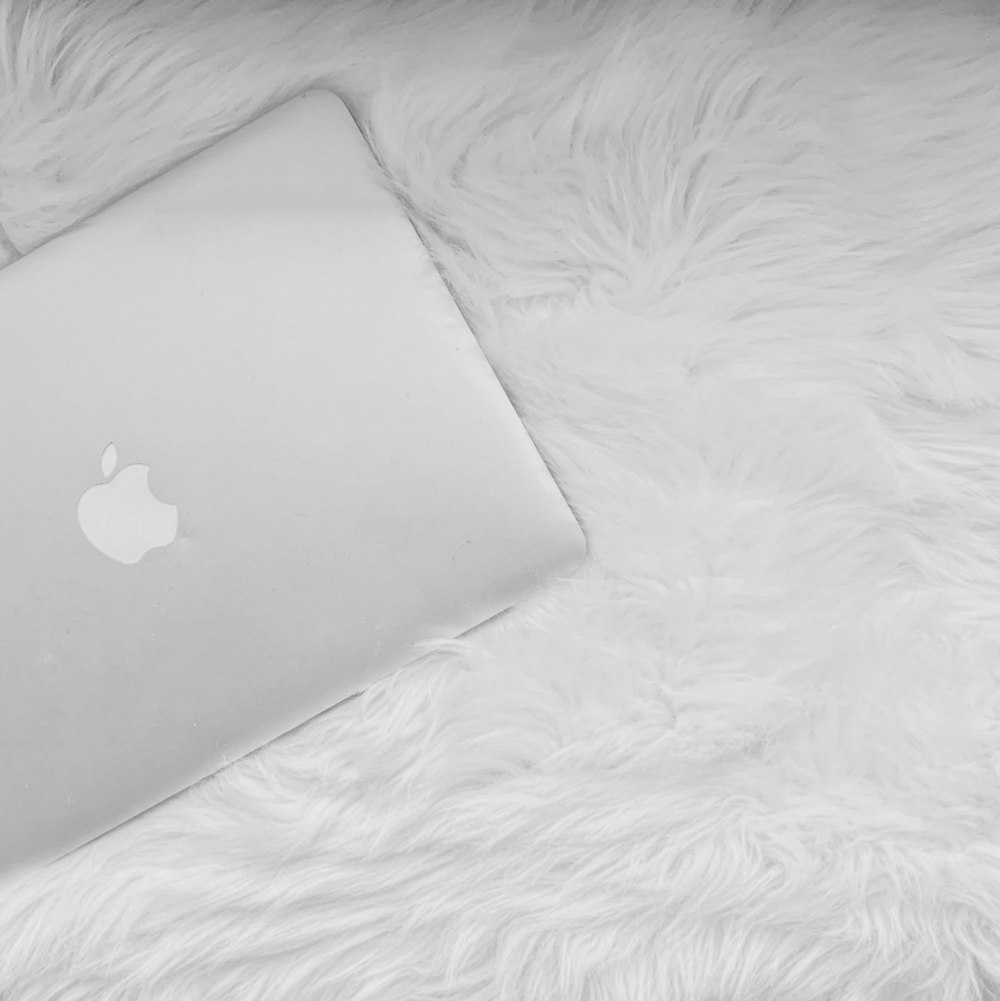 silver MacBook