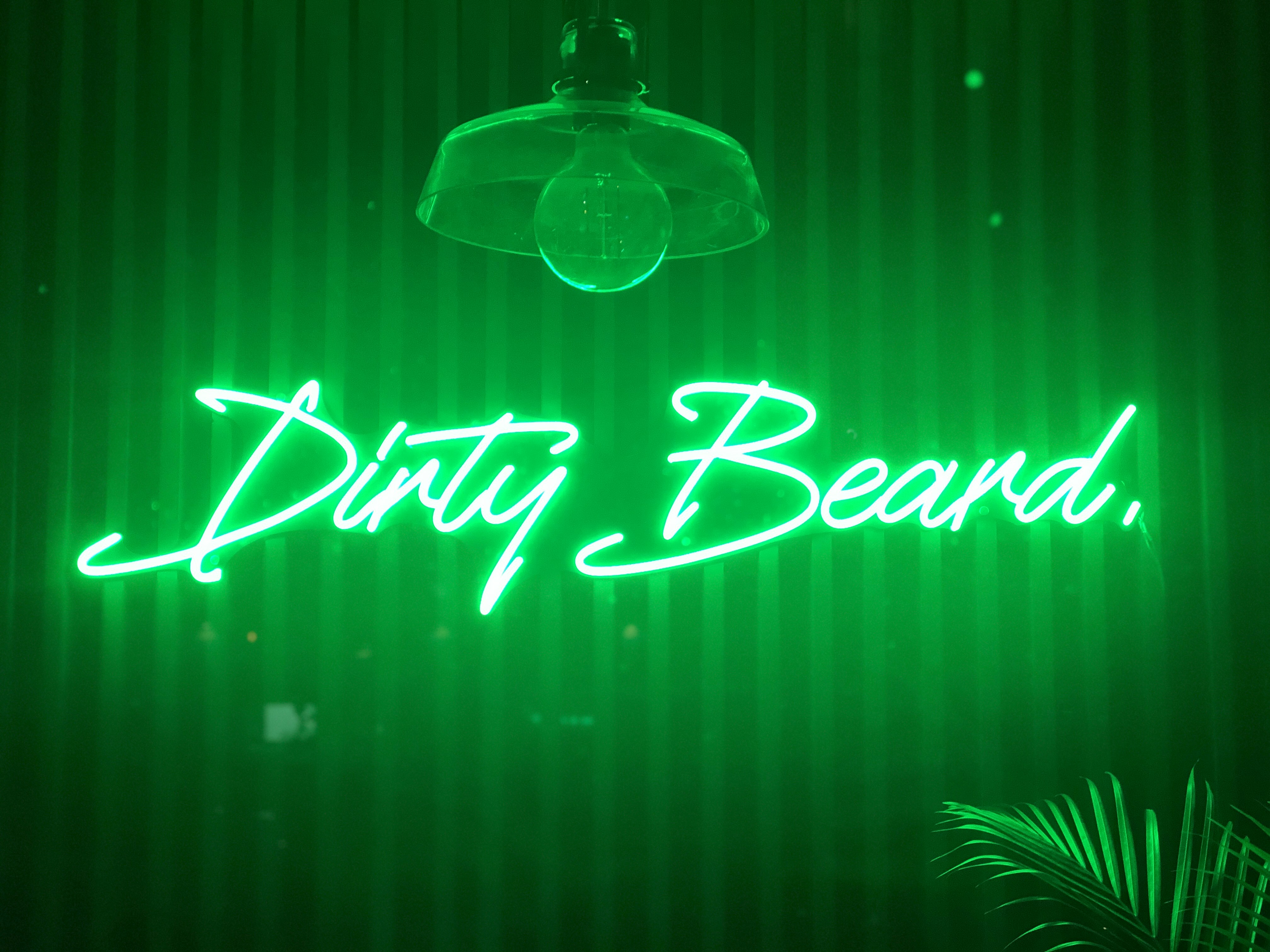 Green and white Dirty beard LED lights photo – Free 7 chatsworth rd ...