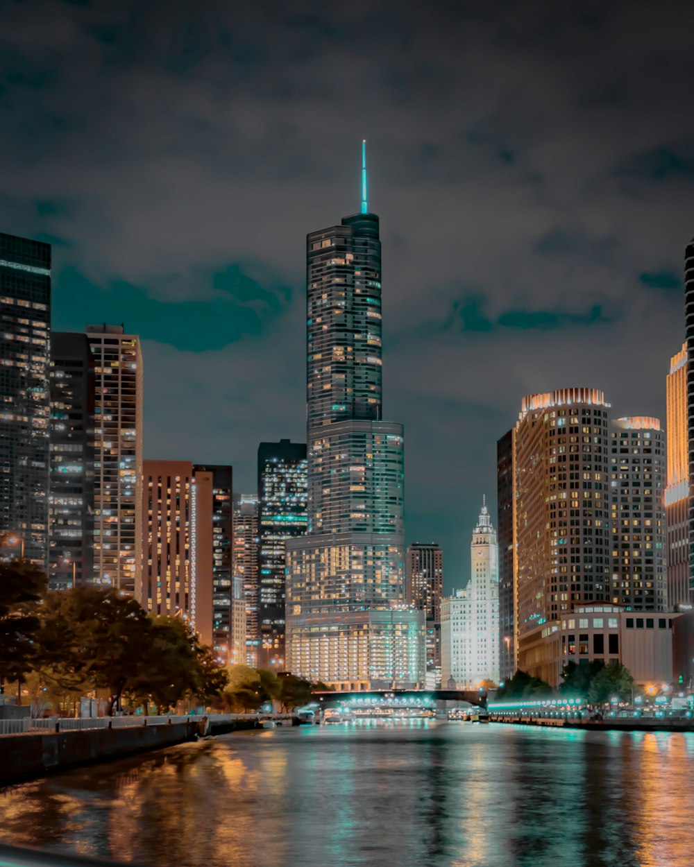 tall buildings near body of water during daytime