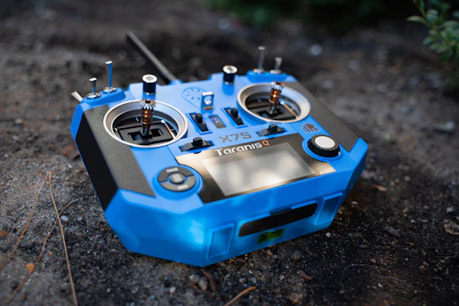 closeup photo of RC controller