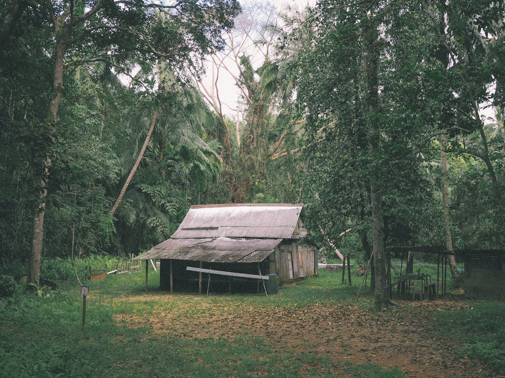 brown wooden house