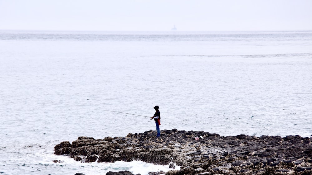 person fishing