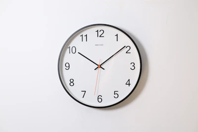 Large Metal Industrial Wall Clock