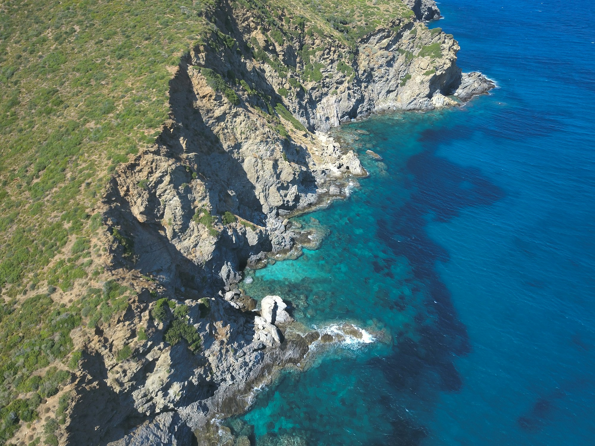 Vista panorámica de Costa Amalfitana, Italia