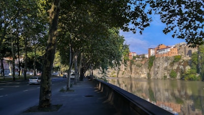 Riverside property with scenic views.