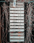 multicolored coated wire