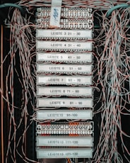 multicolored coated wire