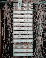 multicolored coated wire