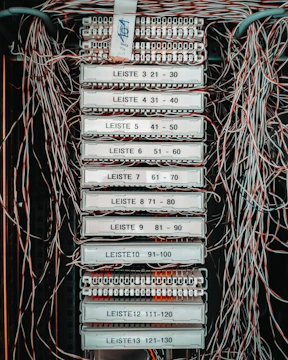 multicolored coated wire
