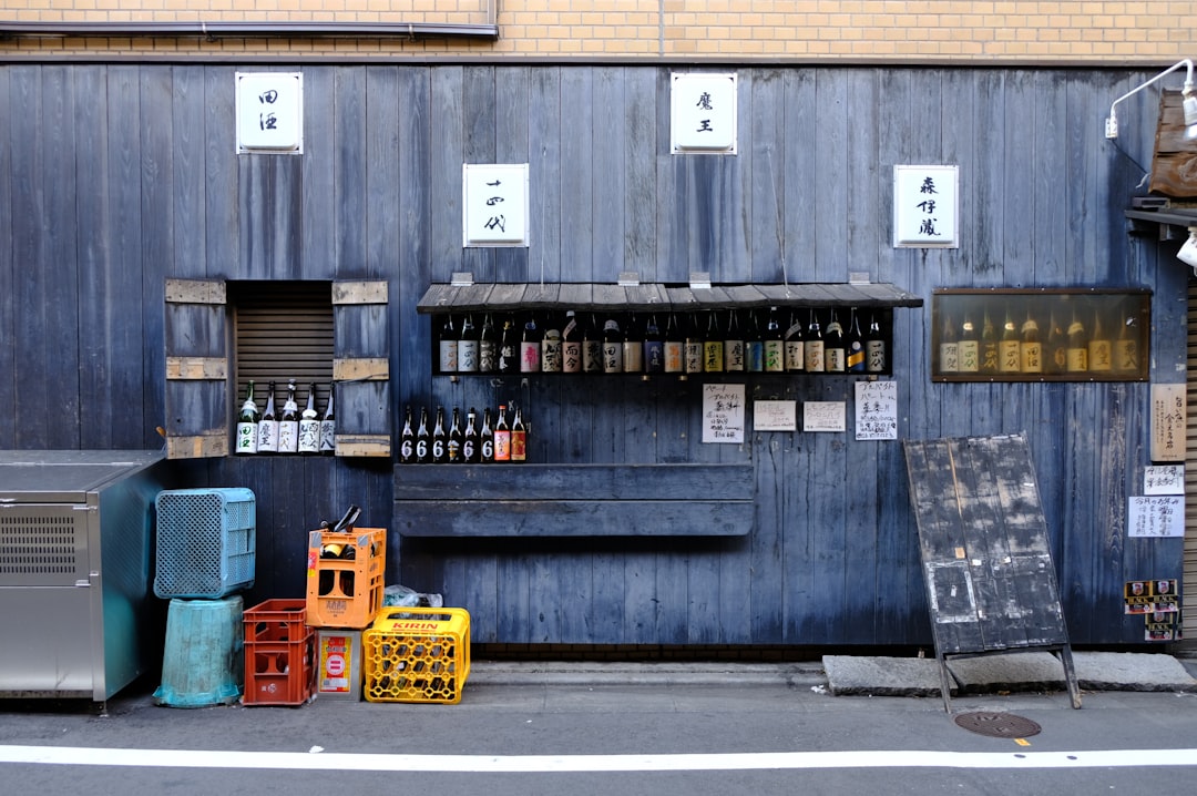 store near road,