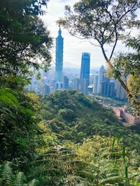 high-angle photography of high-rise buildings