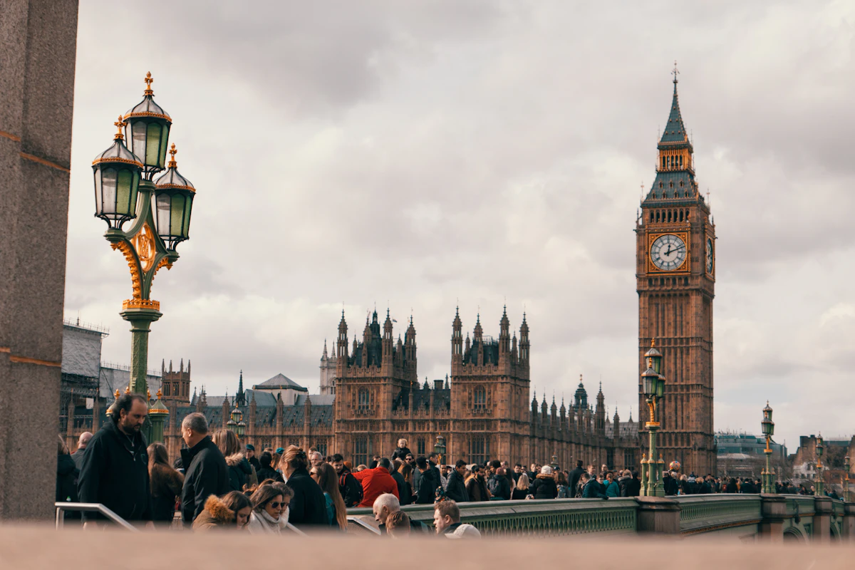 Big Ben and UK Home Office government area