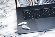 AirPods on MacBook Pro