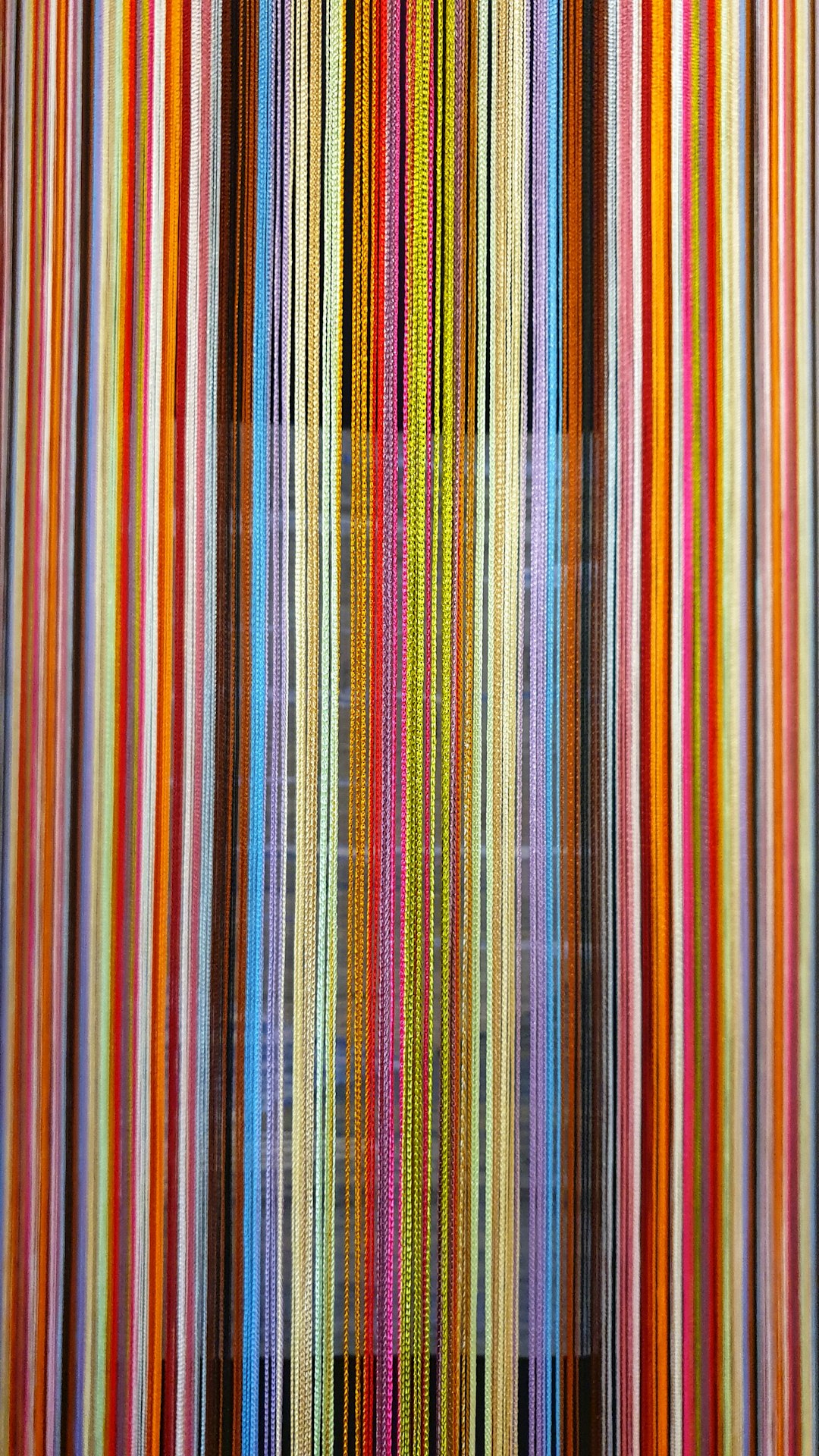  multicolored striped wallpaper thread