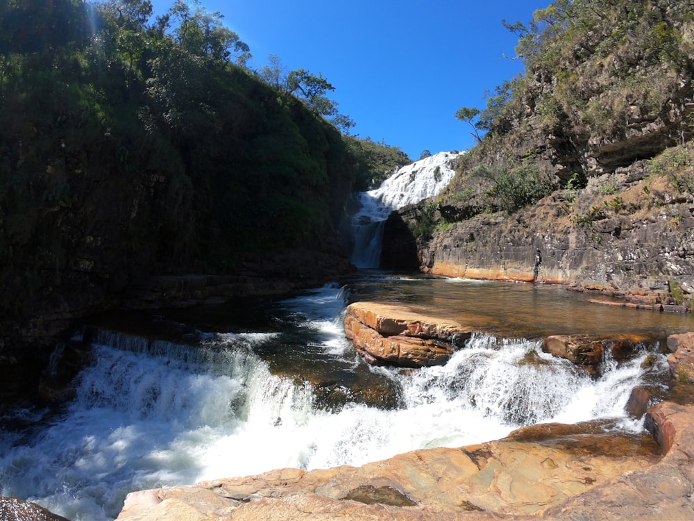 waterfalls during daytime