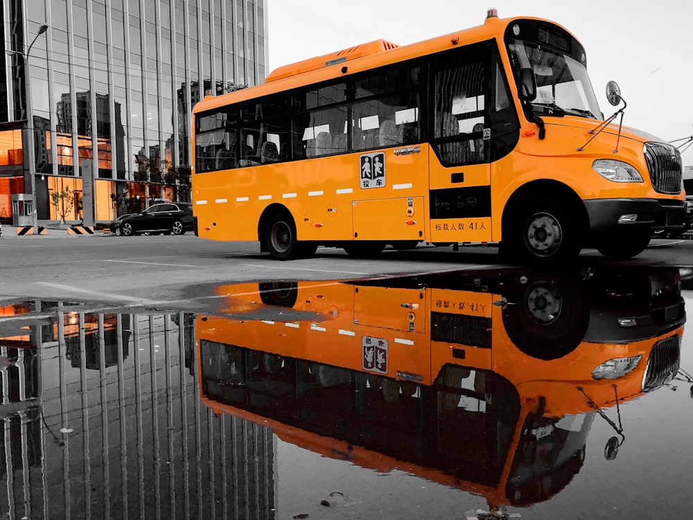 orange bus