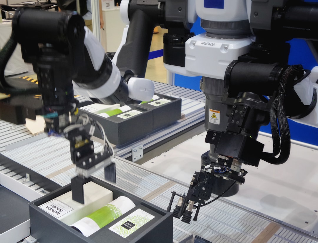 Robot arm assembly line