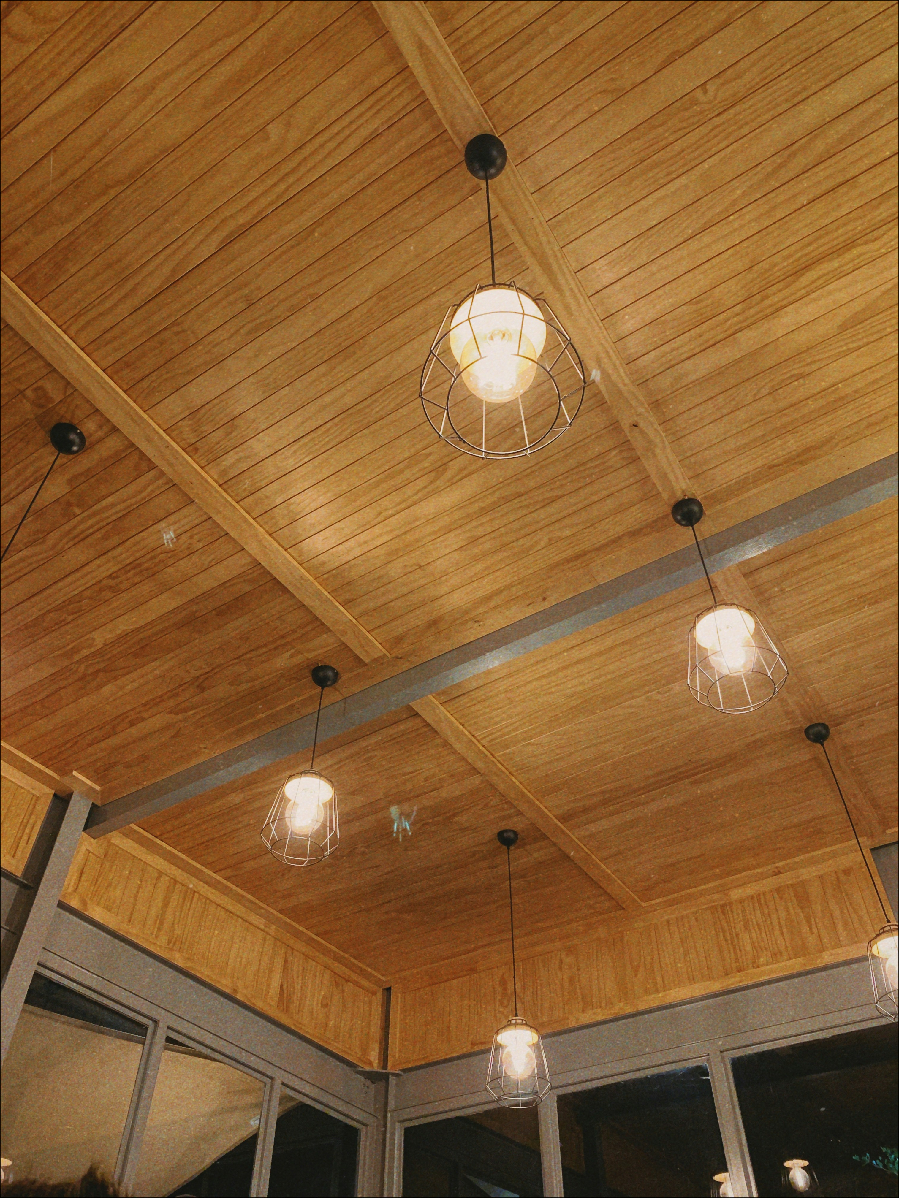 Industrial Cage Pendant Light