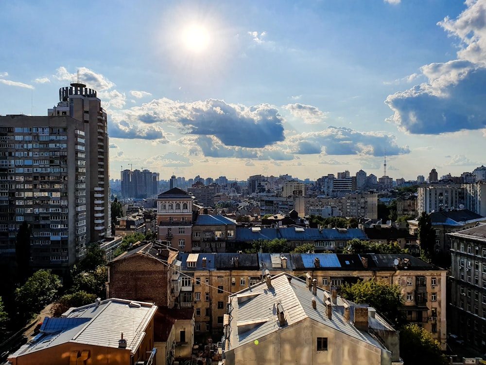 aerial photography of gray and brown concrete buildings during daytime