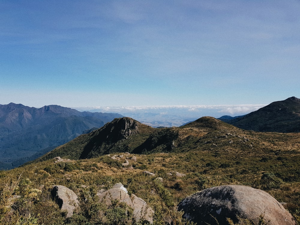 green mountain range