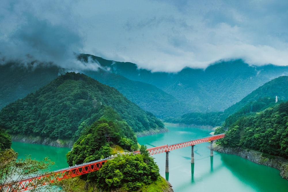 body of water near bridge