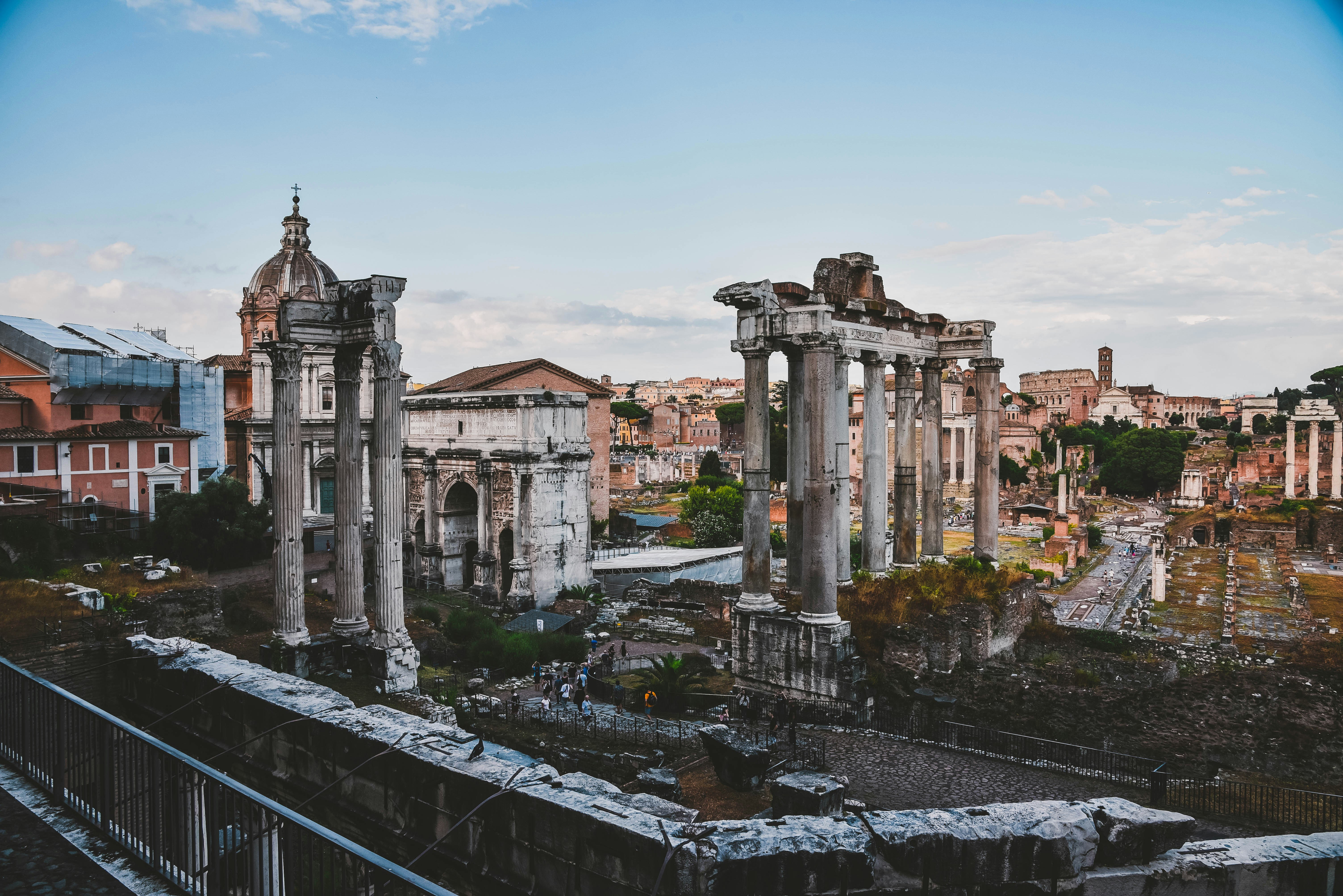 white ruins during day, 