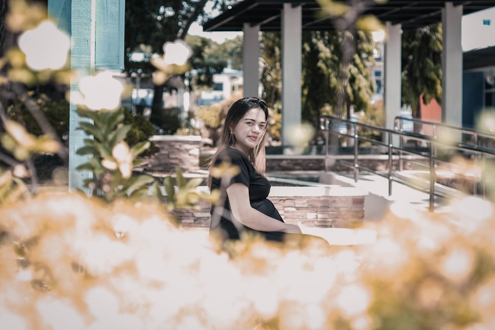 woman sitting on chair