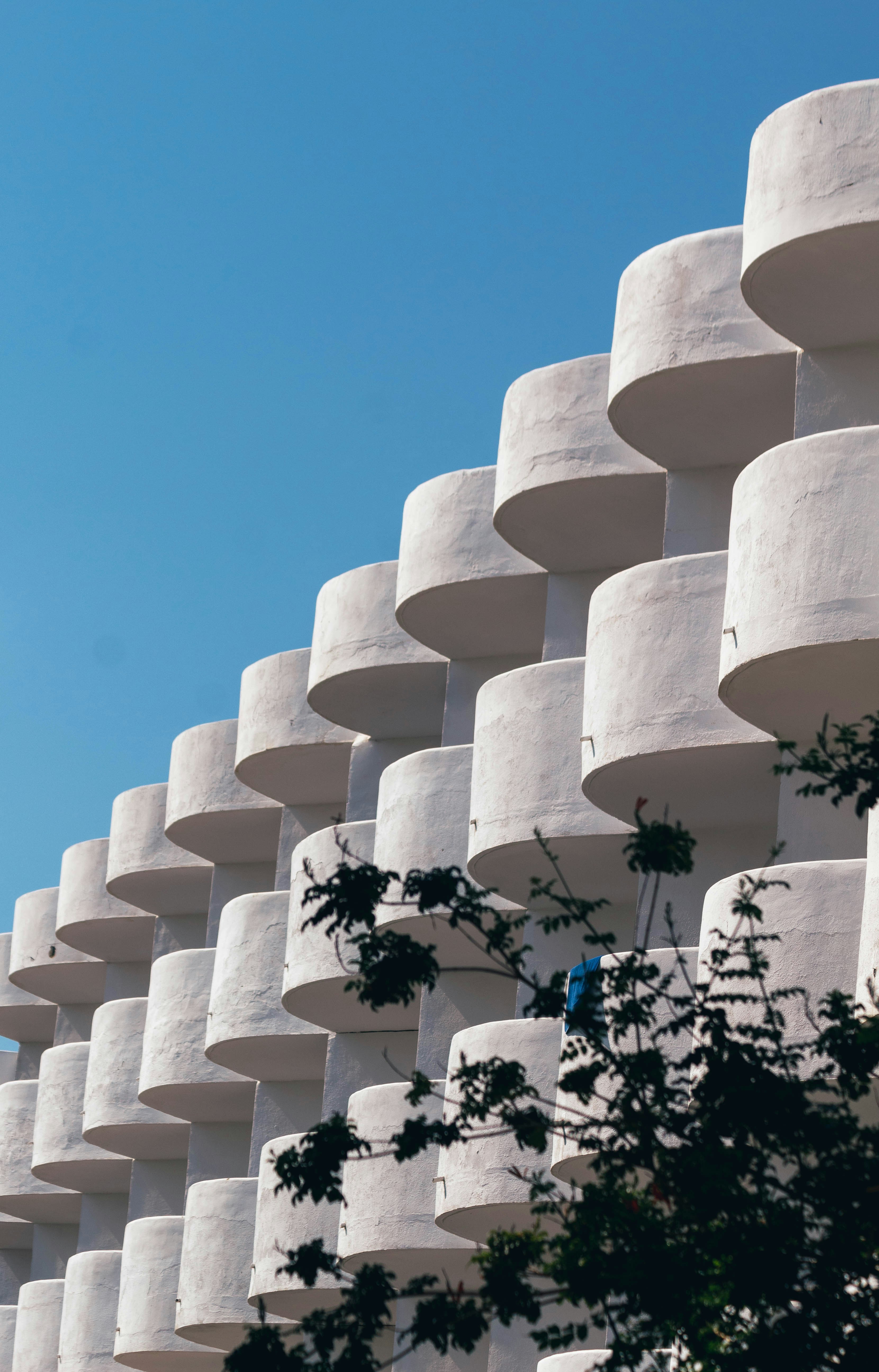 white concrete building