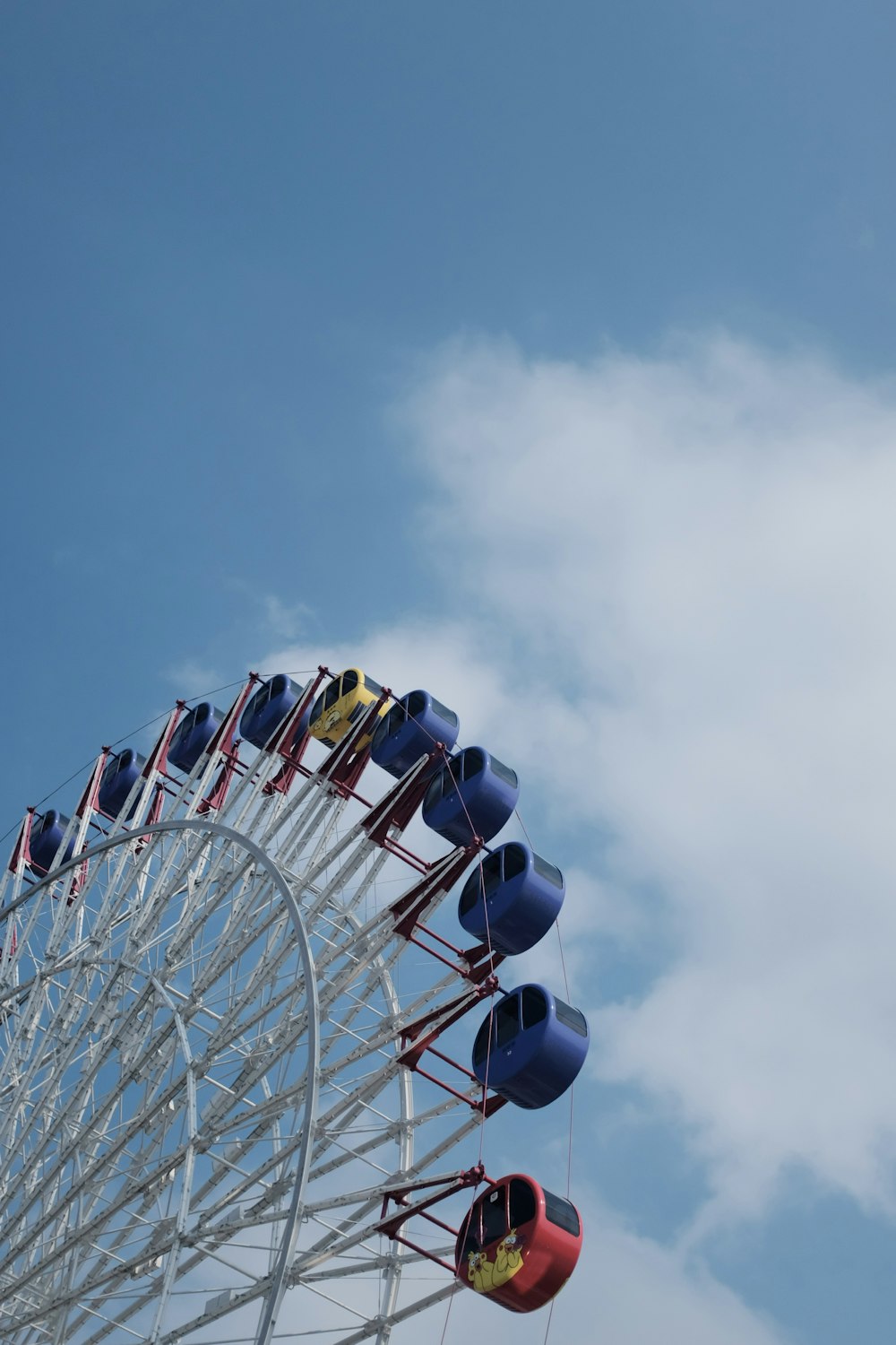 architectural photography of ferris wheel