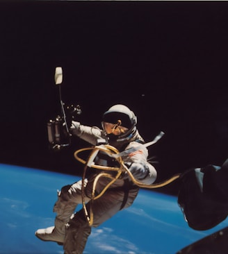 astronaut floating