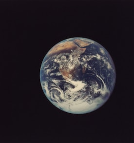 planet earth close-up photography