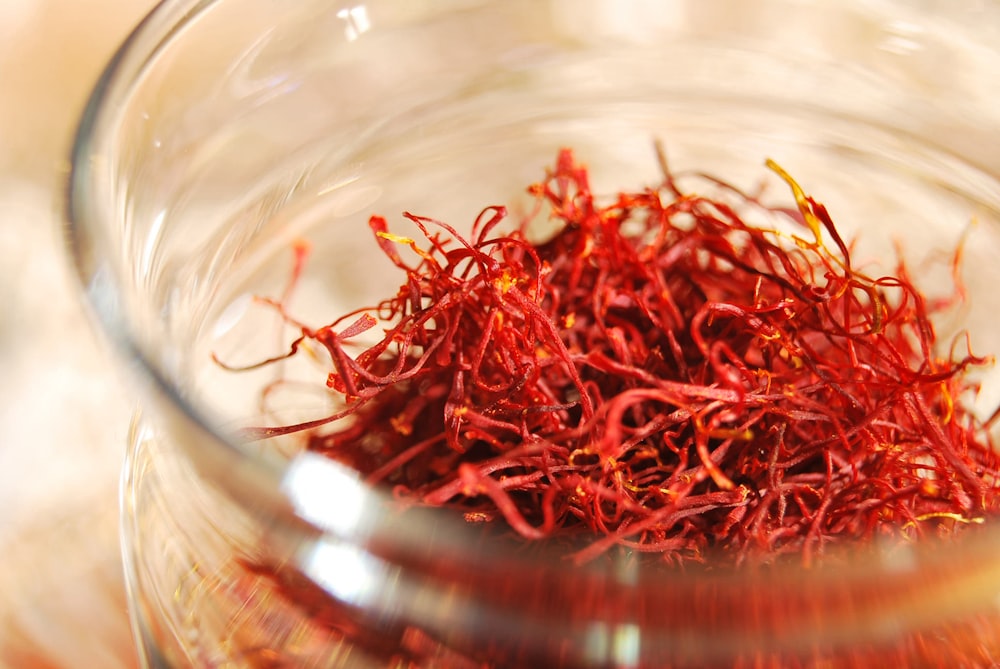saffron in bowl
