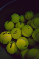 tennis ball lot