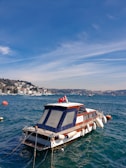 boat floating on sea