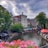 outdoor cafes in both sides of canal