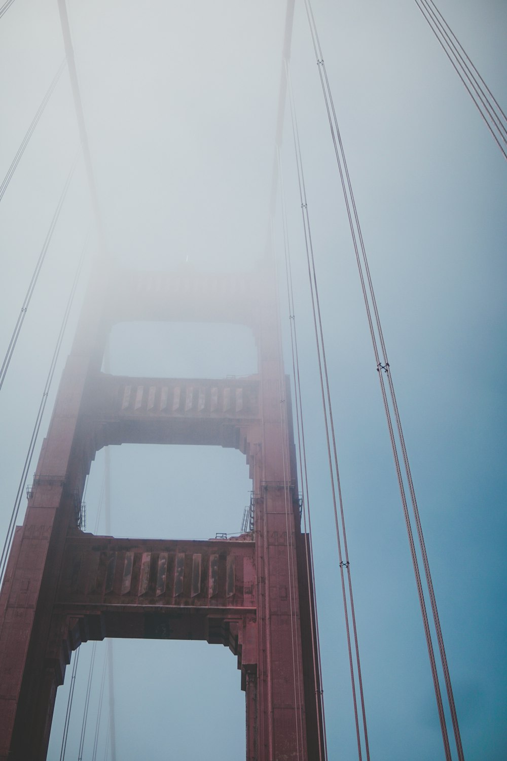 low-angle photography of Golden Gate Bridge during daytime