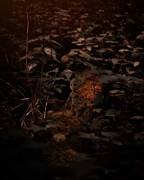 Animated character from a Zumbeeverso indie game in a vibrant forest setting.