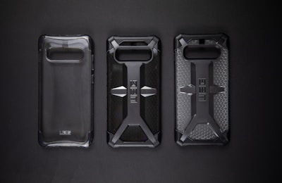 A close-up of a durable phone case protecting a mobile device against drops.