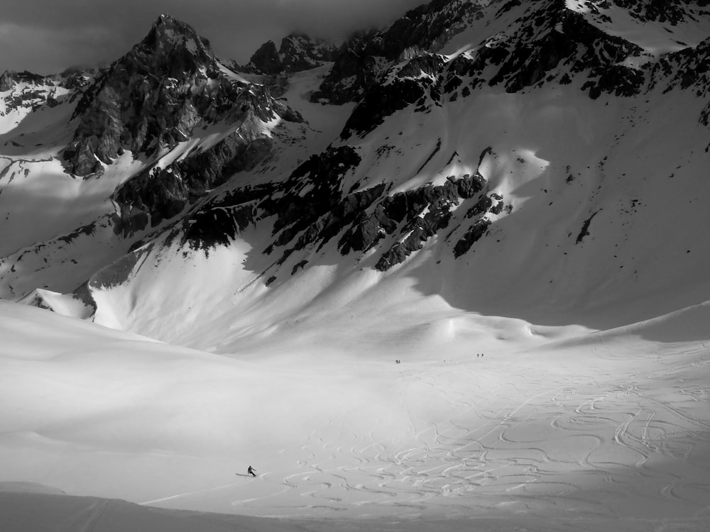 snow covered mountain