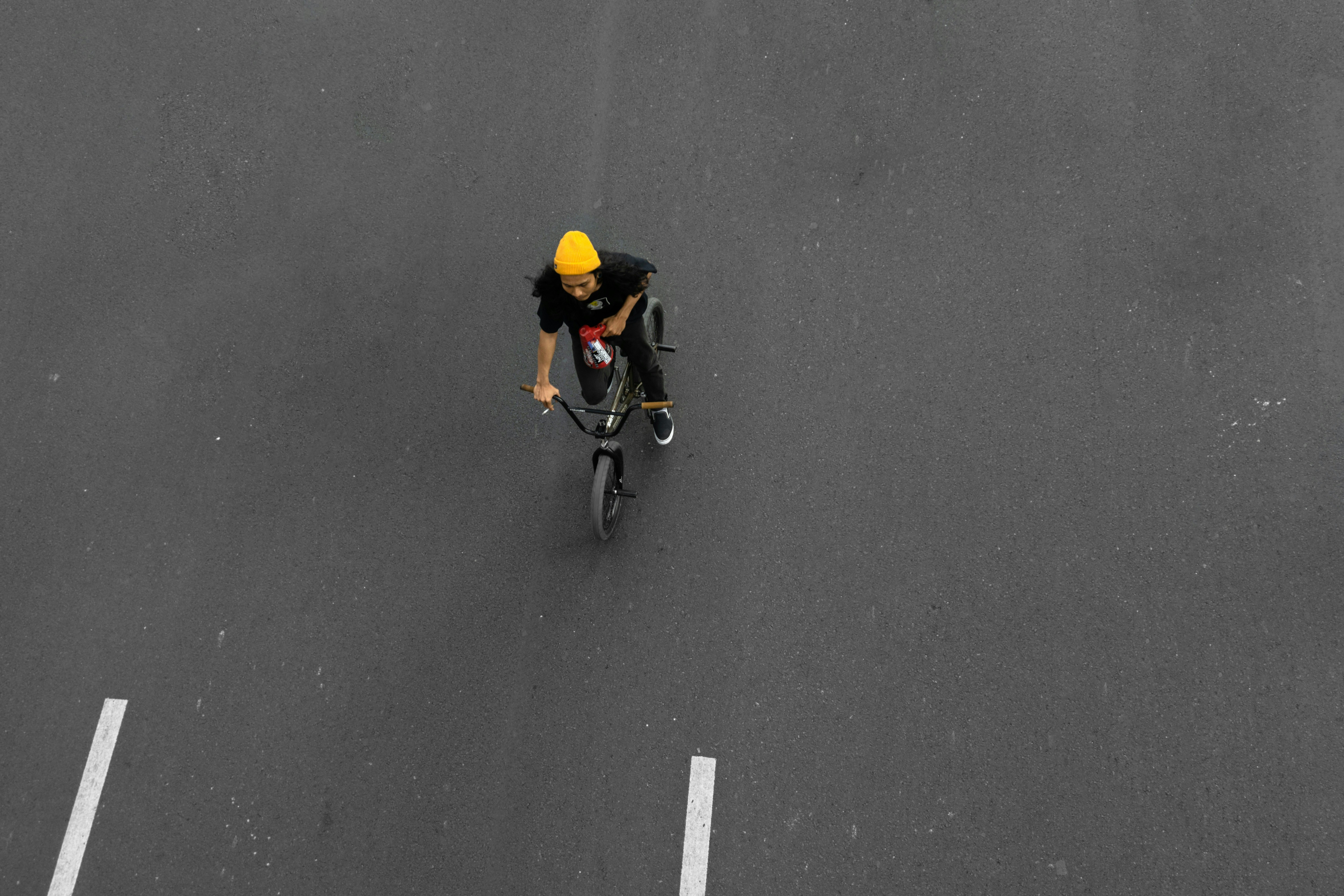 person riding bicycle