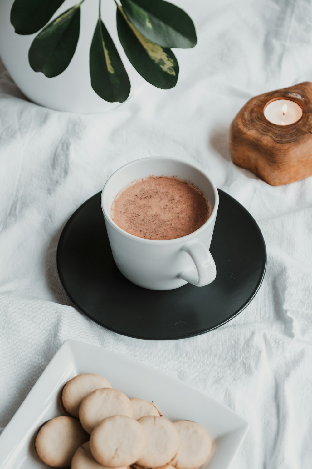 white ceramic mug