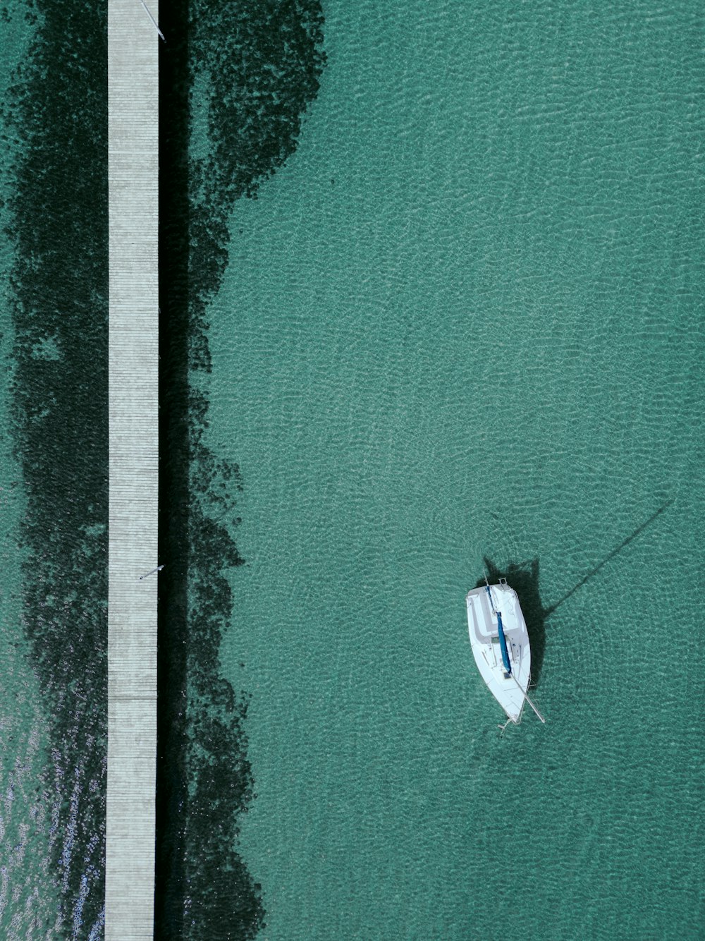 white boat in body of water during daytime