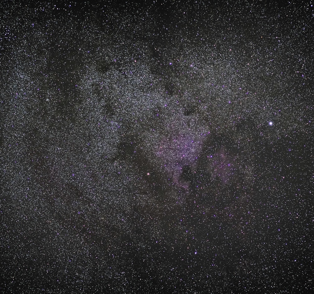 black and purple milky way