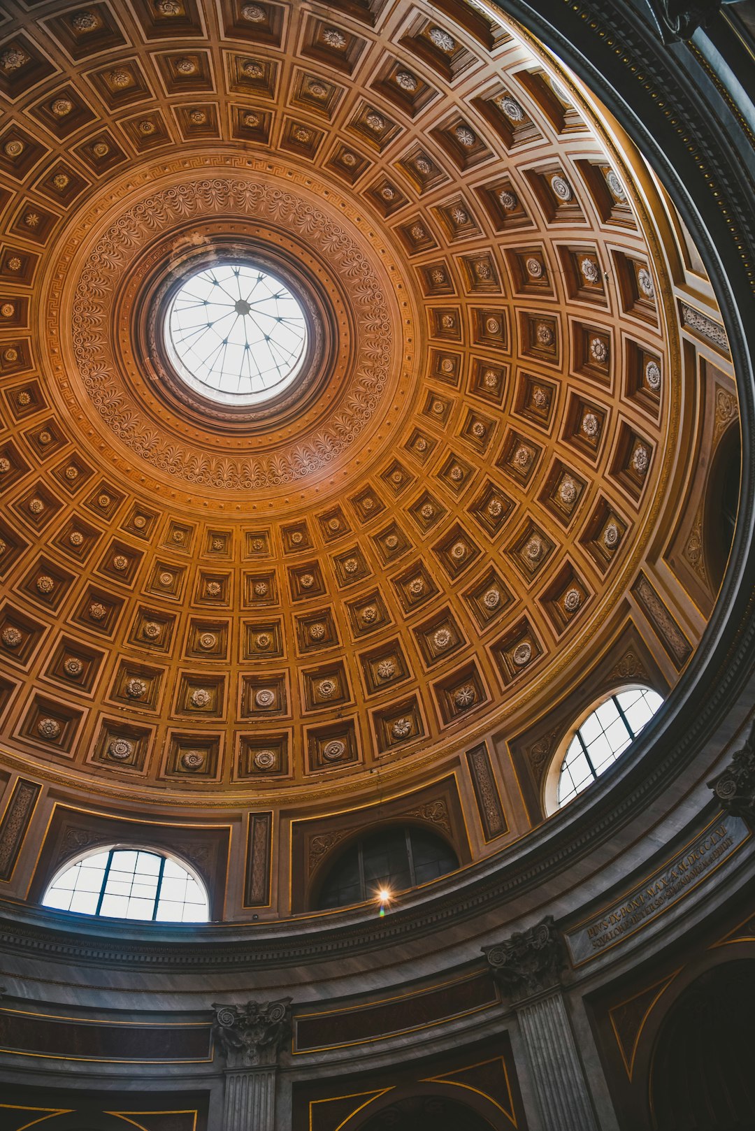 interior of dome building