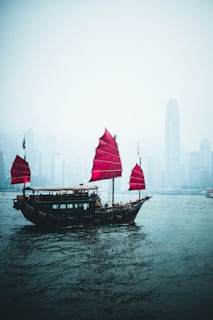 brown boat