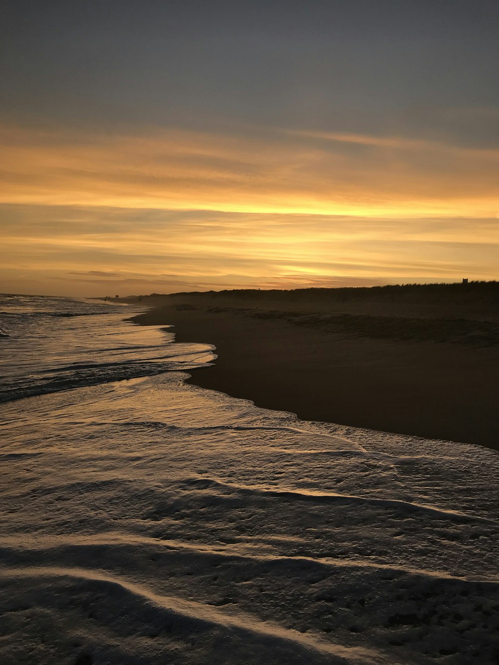 Seashore auf Fokusfotografie