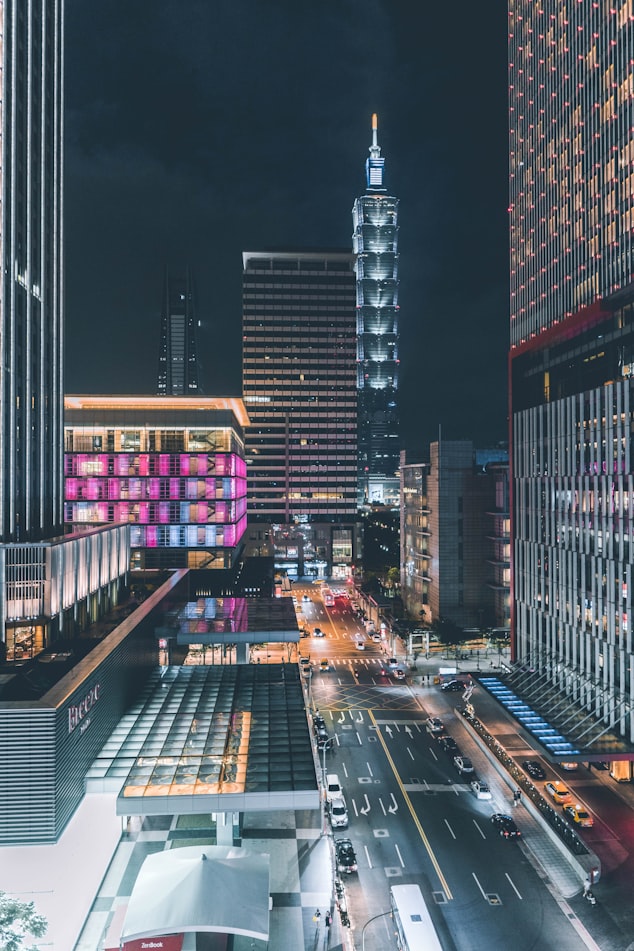 Taipei at night