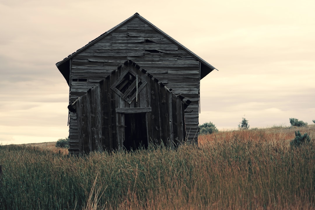 gray wooden warehouse